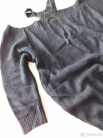 Dámský prodloužený svetr-Nový-vel.XXL - 5