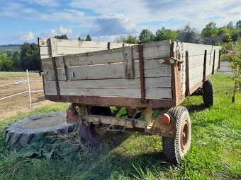 Prodám vlečku za traktor 5t - 5