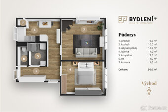 Prodej bytu 2+1 56 m² Cajthamlova, Teplice - 5