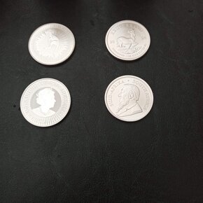 STŘÍBRO a ZLATO American Eagle, Maple, Panda a US Morgan atd - 5