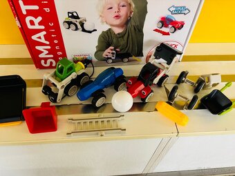 magnetická stavebnice Smartmax Power Vehicles Mix - 5