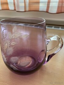 Broušené sklo, hrnek 53 - 5