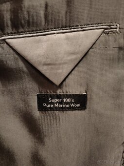 Pánský oblek T. M. Lewin - šedo-černý - 5