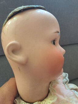 Starožitná panenka s porcelánou hlavičkou - 5