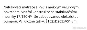 Samonafukovací matrace nová nepoužitá se zárukou - 5