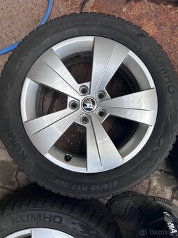 Zimní sada alu kol Škoda Triton 17" na Superb III 215/55 R1 - 5