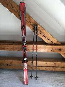 Lyže Atomic 164cm + vázání a hůlky - 5