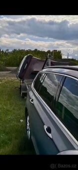 Přívěs na motorku + autostan + kanoe, kajak - 5