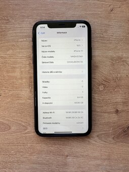 iPhone 11 Black 64GB 90% Baterie - 5