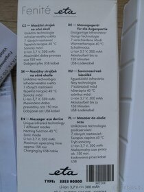 Masážní přístroj na oční okolí ETA Fenité - 5