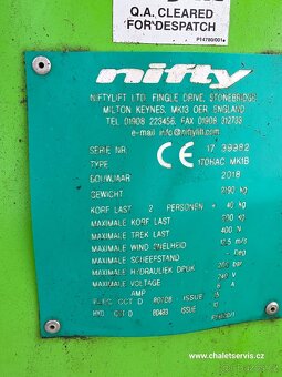 Přívěsná pracovní plošina NIFTYLIFT 170, r.v. 2018, TOP - 5
