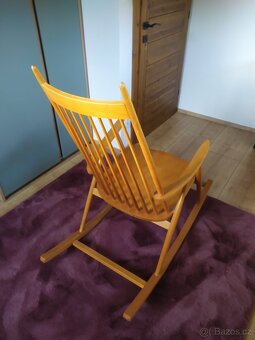 Dřevěné houpací křeslo z 60.let minulého století - 5