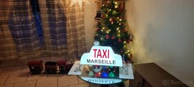 Cedule taxi, svitilna magneticka, car lamp taxi, transparent - 5