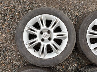 Alu orig letni sada Opel 4x100 6,5J ET40 195/55 R16 - 5