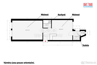 Podnájem obchod a služby, 50 m², Plzeň, ul. Perlová - 5
