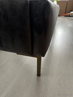 Čalouněná velvet postel 160x200 cm Westwing - 5