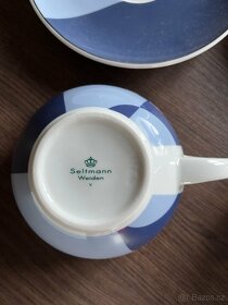 Set 2x porcelánový šálek na cappuccino Seltmann Weiden - 5