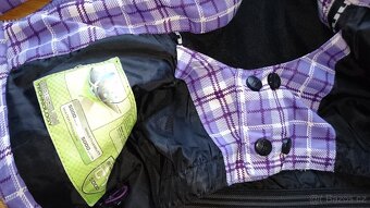 Dívčí fialová značková zimní bunda i na lyže, vel. 146 - 5