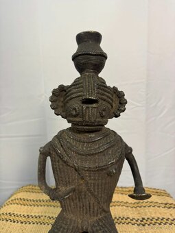 Africká rituální bronz soška (603049) - 5
