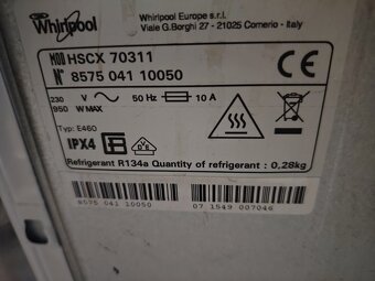 Sušička prádla Whirlpool HSCX 70311 bílá - 5