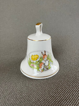 Porcelánový velikonoční zvonek 8.5 cm, Pirkenhammer - 5