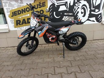 Pitbike Leramotors Rocket 1600W 14x12 oranžová - 5