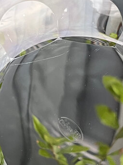 Moser 6x křišťálový talířek 16 cm, papežský brus - 5