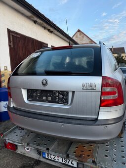 Škoda Octavia 2 combi zadní nárazník - 5
