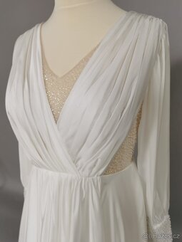 Luxusní nenošené svatební šaty, Marie, velikost (XL-2XL) - 5