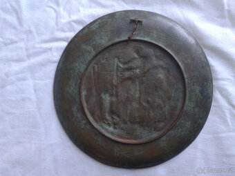 Franz Mikorey (1907-1986) -Heiliger Martin -Bronzerelief - 5
