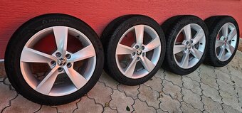 Originál alu Škoda Rapid 5x100 215/45 R16 - zimní - 5