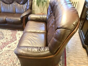 Sedací souprava italská 3+2 – kožená S.71 - 5