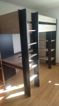 Patrová postel s policemi a psacím stolem Duplex - 5