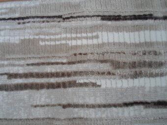 Krémový hnědý kusový koberec - 133 x 190 - 5