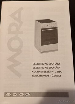 elektrický sporák MORA CS711MW - 5
