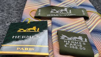 452 - kravata HERMES - NOVÁ - 5