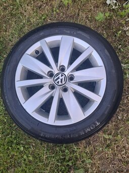 Alu kola 5x112 originál VW 205/55 R16 - 5