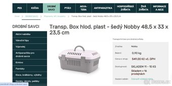 608 - Velká přepravka pro malá zvířata (např. morčata aj.) - 5