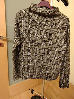 Dámský svetřík Brax vel. 40 černo-bílý vzor - 5