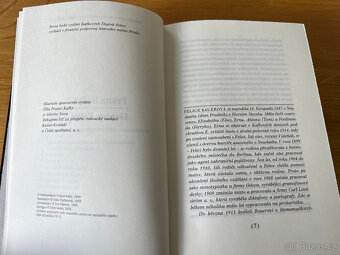 Franz Kafka: Dopisy Felici (číslovaný výtisk) - 5