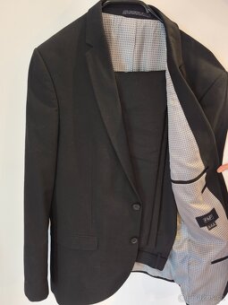 Černý oblek F&F vel. EU 54L - 5