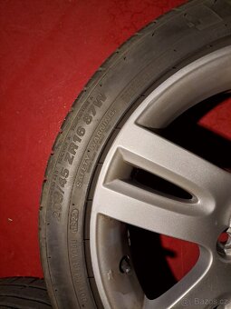 Alu kola Mitsubishi Colt - R16 4x114.3, 205/45/16 DOT1822 - 5