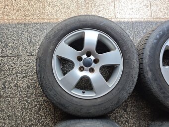 Letní sada 5mm - Pneu 195/65 R15 - ALU disky 5x100 R15 - 5