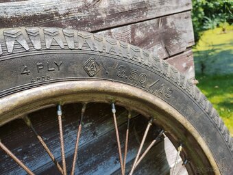 Kolo na wehrmacht motocykl DKV 350 nd v pískové barvě - 5