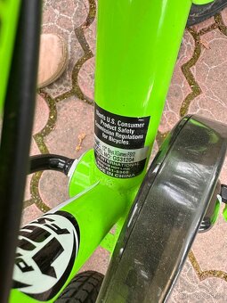 Dětské kolo X Games 12”- BMX- zelené - 5