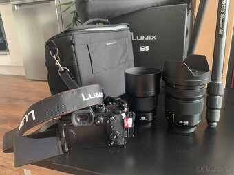 Prodám Panasonic Lumix S5 set s příslušenstvím - 5