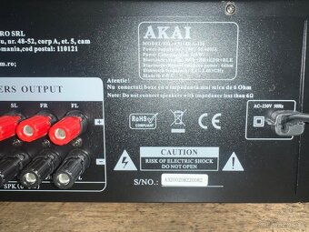 Receiver / zesilovač Akai as110ra-320 - 5