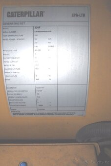 ELEKTROCENTRÁLA CATERPILLAR - CAT 300 F - 300 kVA - 5