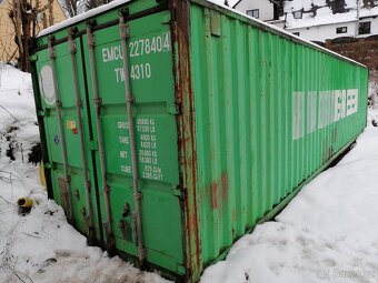 Lodní - námořní skladový kontejner DV 40", rozměry 2,4 x 12 - 5