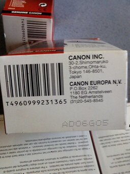 Inkoustová cartridge Canon BX-20, černá, originál - 6 kusů - 5